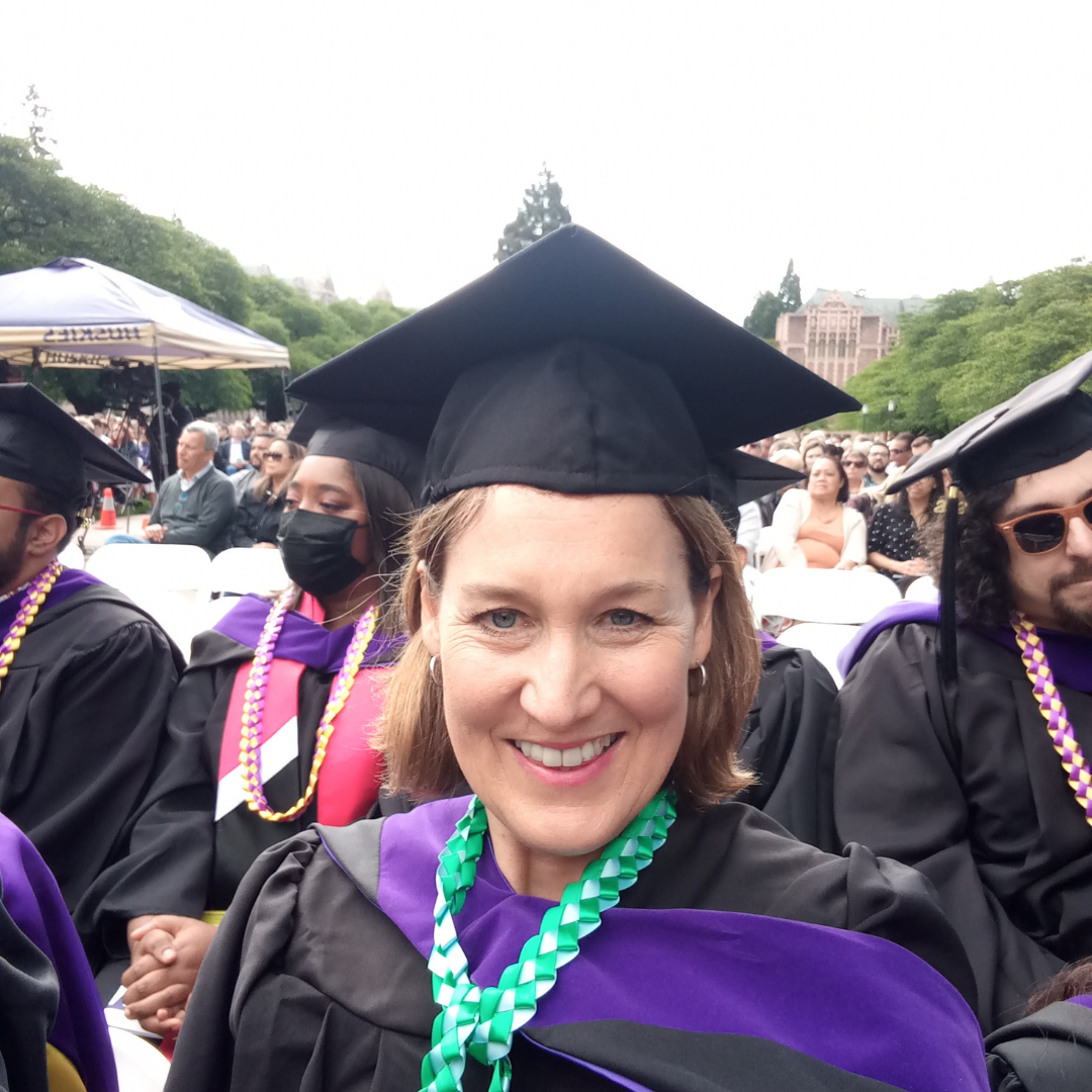 Lisa Noonan graduating. Shift consultant.